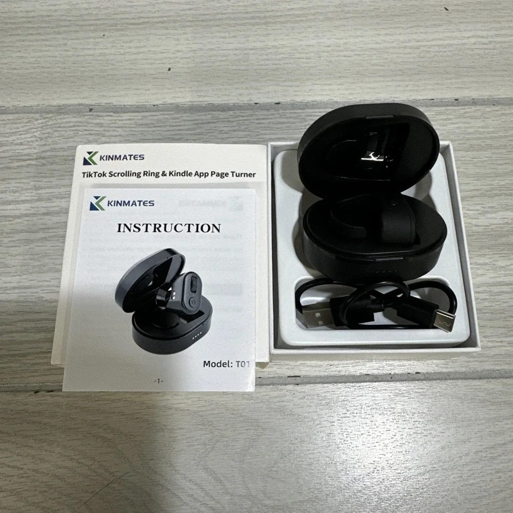 KINMATES Tiktok Scrolling Ring‎ Page Turner for Kindle App Remote Control